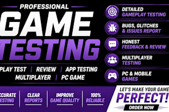 do game testing play test and review game app testing test multiplayer pc game