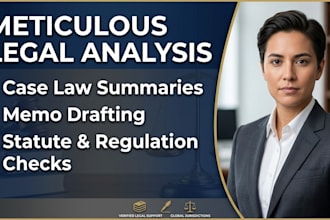 be your legal researcher and case brief writer