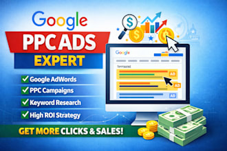 setup and optimize high converting google PPC ads campaigns