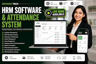 develop HR software with payroll and attendance system