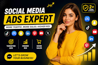 manage tiktok meta and snapchat advertisement to maximize your ecommerce sales