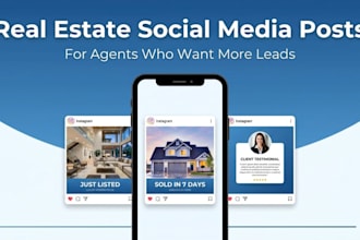 design lead, generating real estate social media posts and instagram graphics