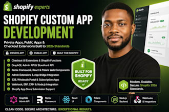 build custom shopify app,shopify plugin,ecommerce store,shopify API integration