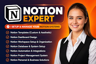 notion template notion dashboard design custom notion template  notion expert