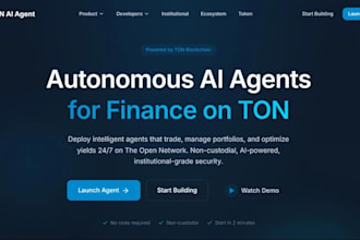 build ton ai agent trading bot agentic wallet ton trading