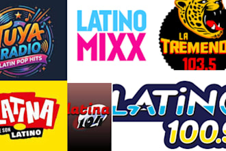 promote and play your music of all genre type on latin american radio station
