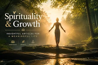 write  articles on spirituality and healing