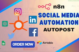 n8n social media automation, youtube faceless video, instagram chatbot, manychat