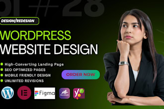 design and redesign a wordpress website for your business