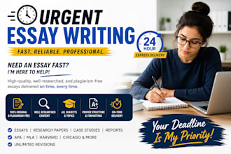 do urgent essay writing as an essay writer