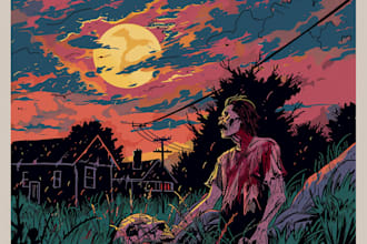 create a color flat version of your comic