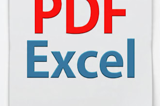 pdf to excel conversion service