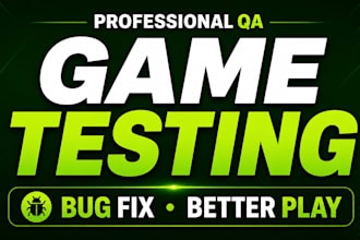 do game testing play test and review game app testing test muiltiplayers pc game