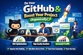 do your github and boost your project organically promotion