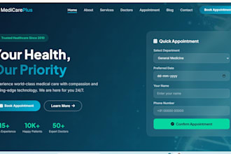 build luxury website design and website development