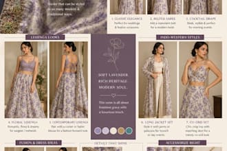 create a personalise fashion lookbook