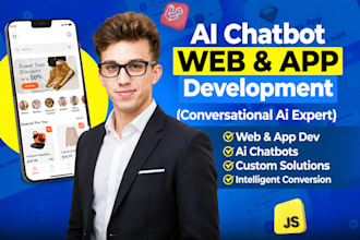develop ai website, ai chatbot,  ai software developer