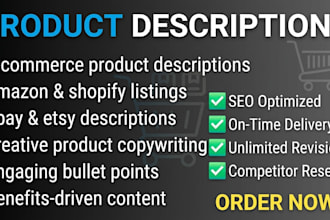 write high converting seo product descriptions