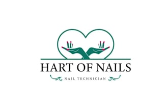 design exceptional nail technician logo