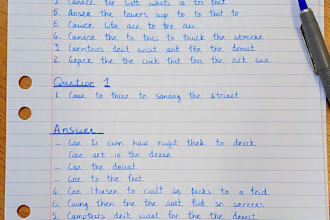 write beautiful handwritten notes and assignments in urdu and english