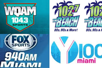 play and promote your song on miami beach radio