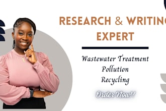 wastewater treatment processes, pollution and waste recycling