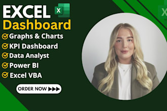 build excel dashboard with precision data analytics and dynamic visualization