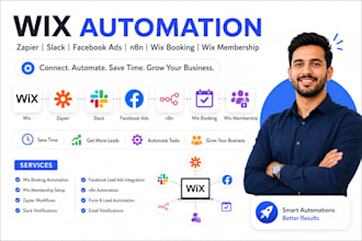 custom wix features wix velo code fix wix bugs zapier automation facebook ads