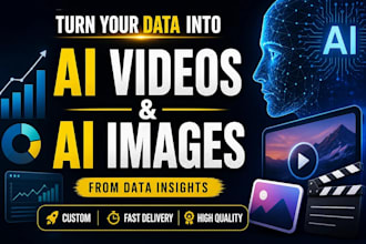 create ai generated video and image custom for your business