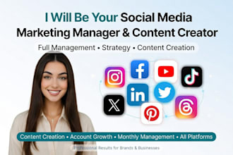 social media marketing manager social media content creator social media manager