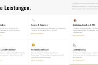 create a simple one page business card website in HTML