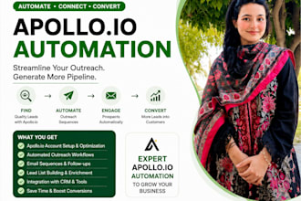 setup apollo io automation workflows