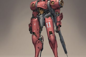 draw your sci fi character mecha character, robot etc