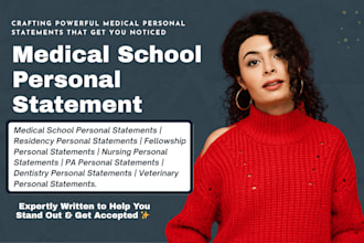expertly revise and strengthen your medical school residency fellowship personal