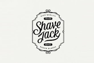 make more elegant and classic for logo for barbershop