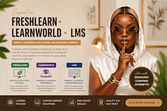 build elearning course on learnworlds, freshlearn, lms, rise 360 and ezycourse