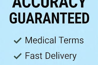 type handwritten medical and student notes into word fast