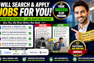 help search and apply job, reverse recruiter, job hunting submit job application