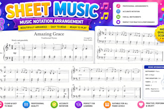 transcribe piano audio composition with arrangement to sheet music midi by ear