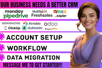do data migration to salesforce monday hubspot  zoho pipedrive gohighlevel