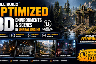 create realistic level, enviroment and lighting in unreal engine 5