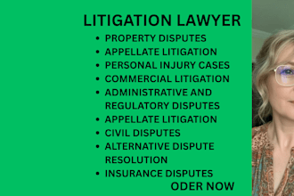 handle personal injury cases,accident reports, insurance and compensation claims
