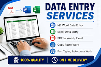 do data entry quickly