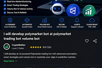 develop polymarket bot ai polymarket trading bot volume bot