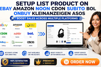 setup list product on ebay amazon noon cdon subito bol onbuy kleinanzeigen asos