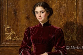 oil painting portrait and illustrations