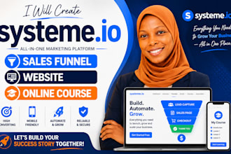 create systeme io sales funnel systeme io online course systeme io website