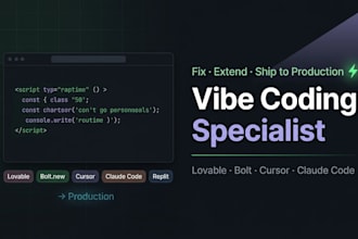 fix, scale, and deploy your lovable, bolt, or cursor ai app