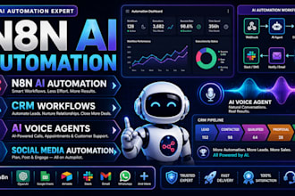 build claw n8n ai automation CRM and ai agent workflows
