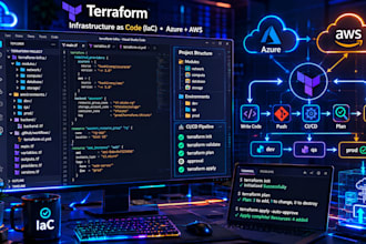 build an automated azure infrastructure using terraform